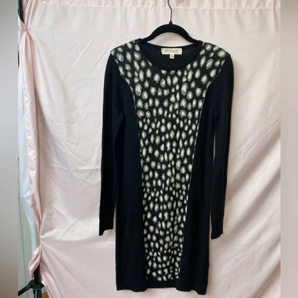 Philosophy Republic Clothing Medium Sweater Dress Knit Leopard Print - Picture 14 of 14